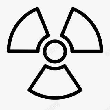 辐射危害核图标