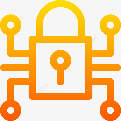 加密互联网安全61线性颜色svg_新图网 https://ixintu.com 加密 互联网 安全 线性 颜色