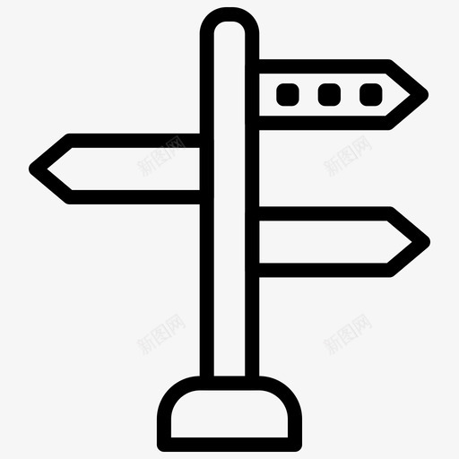 方向方向指引路标svg_新图网 https://ixintu.com 方向 路标 指引 道路 物流