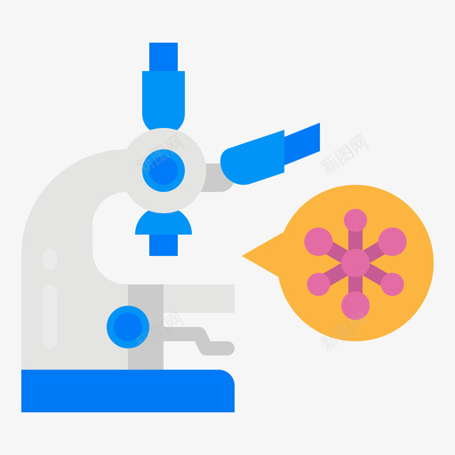 显微镜病毒6平板svg_新图网 https://ixintu.com 显微镜 病毒 平板