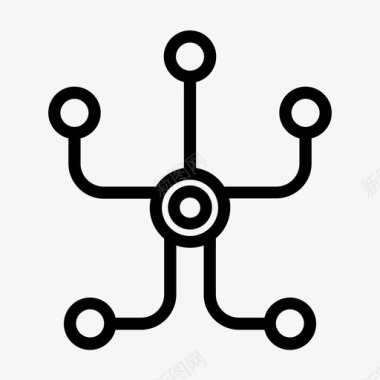 系统集线器网络图标