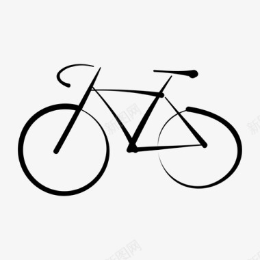 自行车荷兰语手绘图标