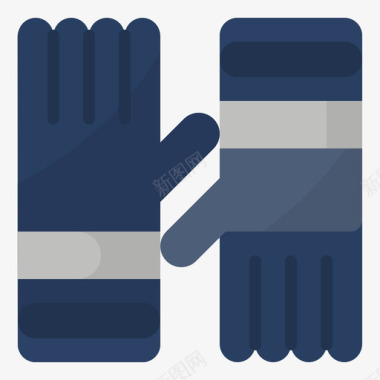 手套极限运动3扁平图标