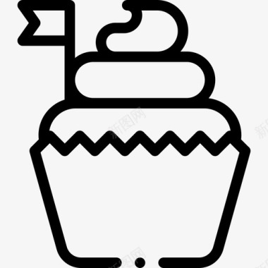 纸杯蛋糕朱尼派对19直系图标