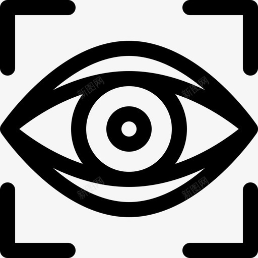 眼睛验光师9直线型svg_新图网 https://ixintu.com 眼睛 验光师 直线 线型
