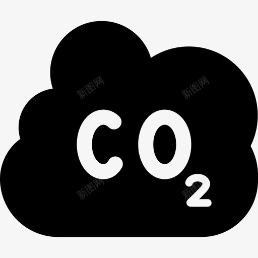 二氧化碳气候变化28已填充svg_新图网 https://ixintu.com 二氧化碳 气候变化 填充