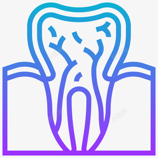 牙齿人体器官16梯度svg_新图网 https://ixintu.com 牙齿 人体 器官 梯度