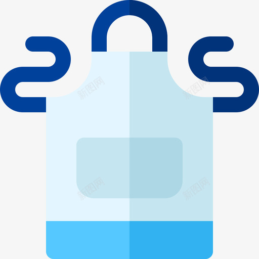 围裙美发和理发店6号扁平svg_新图网 https://ixintu.com 围裙 美发 理发店 6号 扁平