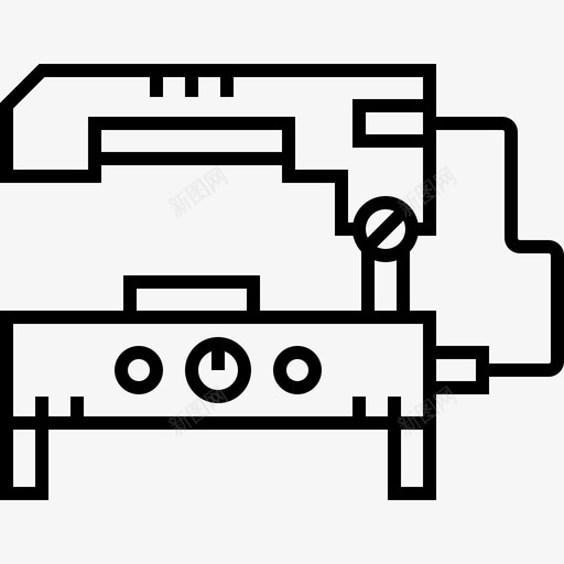 压力机工业过程47线性svg_新图网 https://ixintu.com 压力机 工业 过程 线性