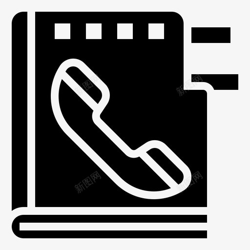 电话簿客户支持10字形svg_新图网 https://ixintu.com 电话簿 客户 支持 字形