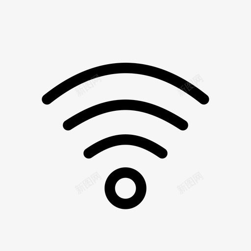 wifi互联网网络svg_新图网 https://ixintu.com wifi 互联网 网络 用户界面 无线