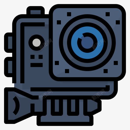 动作摄像机极限运动4线性颜色svg_新图网 https://ixintu.com 动作 摄像机 极限运动 线性 颜色
