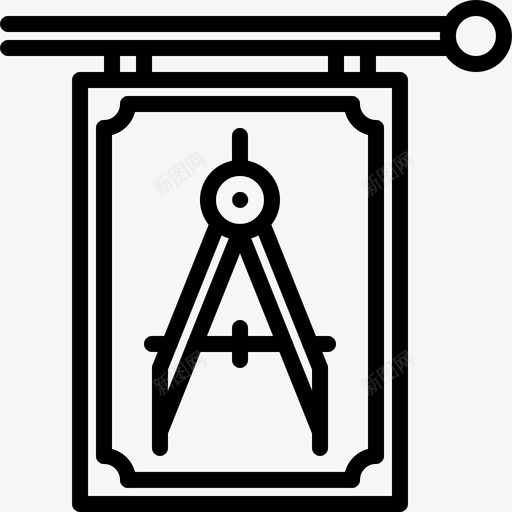 建筑师建筑师5线性svg_新图网 https://ixintu.com 建筑师 线性