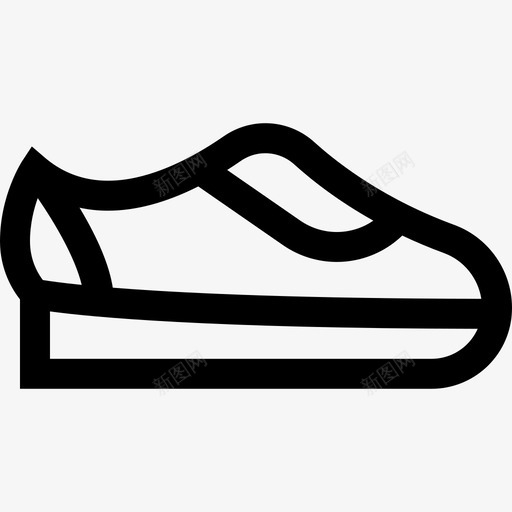 运动鞋健身142直线型svg_新图网 https://ixintu.com 运动鞋 健身 直线 线型