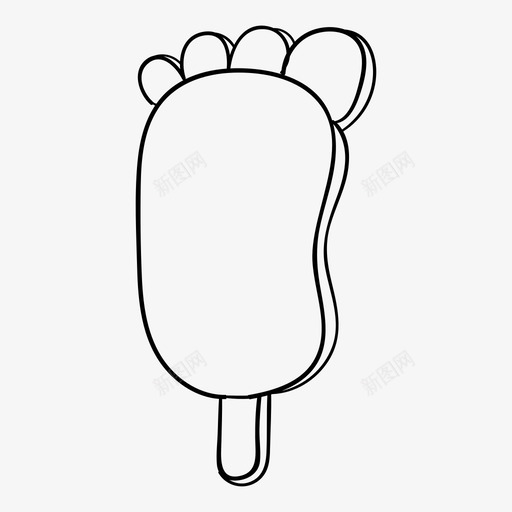 冰淇淋圆锥体甜点svg_新图网 https://ixintu.com 冰淇淋 圆锥体 甜点 食物