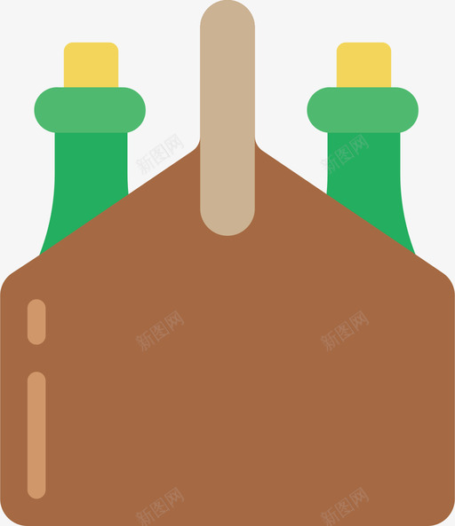 葡萄酒盒8号扁平svg_新图网 https://ixintu.com 葡萄酒 8号 扁平