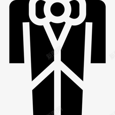 结婚礼服婚礼259填充图标