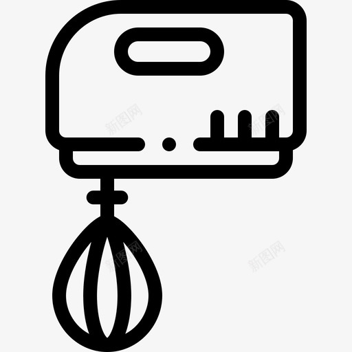 搅拌机厨房155线性svg_新图网 https://ixintu.com 搅拌机 厨房 线性