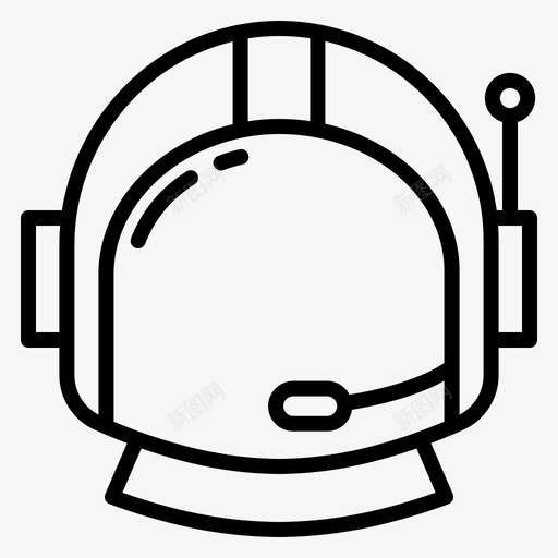 宇航员头盔太空207直线型svg_新图网 https://ixintu.com 宇航员 头盔 太空 直线 线型