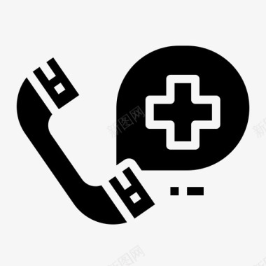紧急呼叫紧急12字形图标