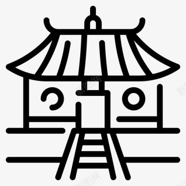 庙宇农历新年59年直系图标