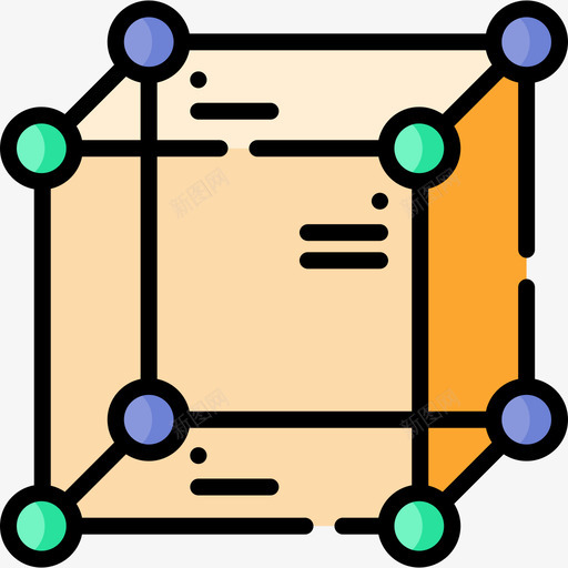 立方体物理31线颜色svg_新图网 https://ixintu.com 立方体 物理 颜色