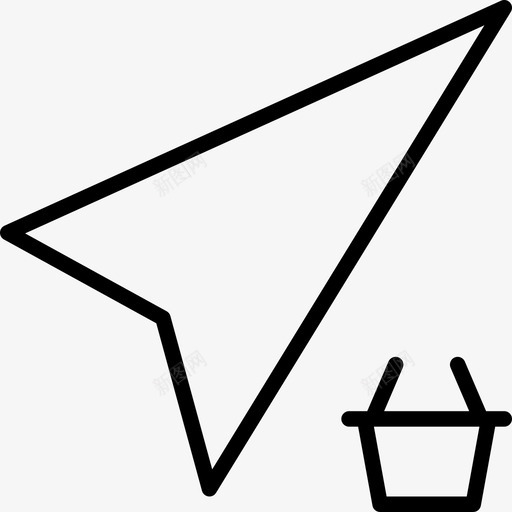 方向商店箭头结帐svg_新图网 https://ixintu.com 方向 商店 箭头 结帐 商业 罗盘 位置 导航