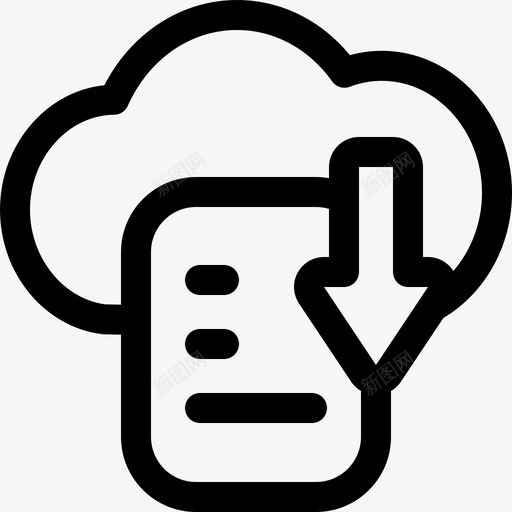 云存储在线学习130线性svg_新图网 https://ixintu.com 存储 在线学习 线性