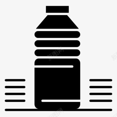 瓶装冷饮饮料图标