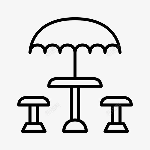 露台区域城市svg_新图网 https://ixintu.com 城市 露台 区域 桌子 城镇