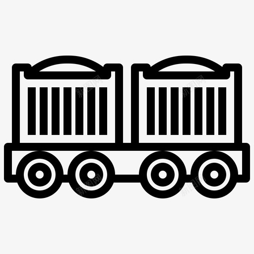 货物列车43号铁路直线svg_新图网 https://ixintu.com 货物 列车 43号 铁路 直线