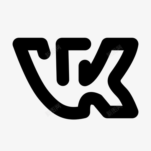 vkontaktesvg_新图网 https://ixintu.com vkontakte