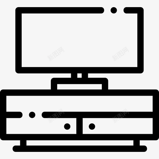 电视桌家装67直线型svg_新图网 https://ixintu.com 电视 家装 直线 线型