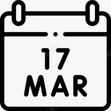 3月17日第39届圣帕特里克节直系图标