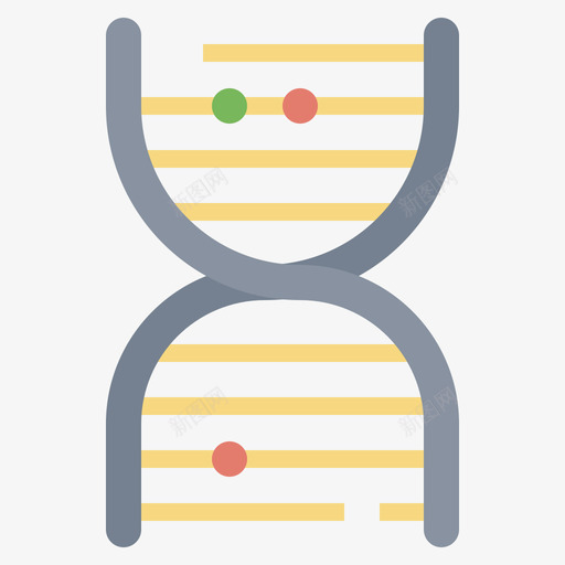 Dna结构科学8扁平svg_新图网 https://ixintu.com Dna 结构 科学 扁平