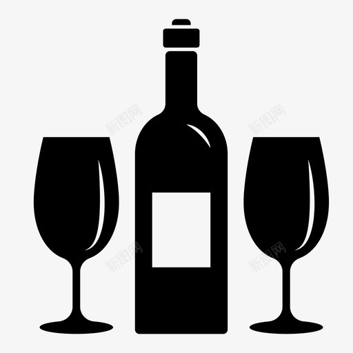 葡萄酒庆祝聚会svg_新图网 https://ixintu.com 葡萄酒 庆祝 聚会 红酒 浪漫 约会 酒瓶 玻璃杯 咖啡馆 餐厅
