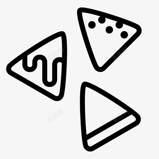 玉米片奶酪食物svg_新图网 https://ixintu.com 玉米片 奶酪 食物 薯条 快餐