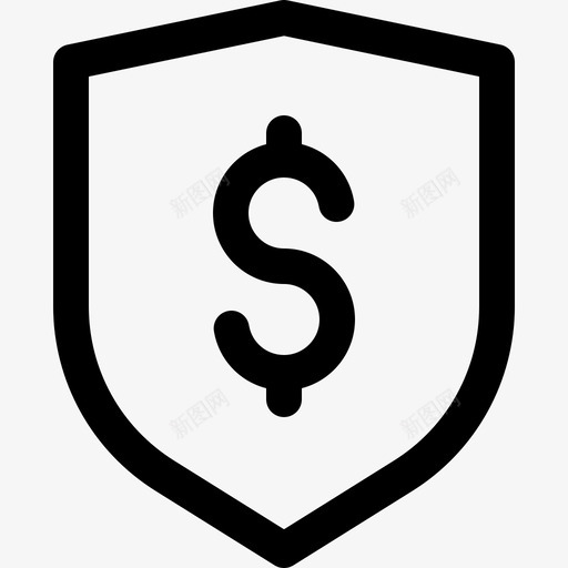 安全货币140线性svg_新图网 https://ixintu.com 安全 货币 线性