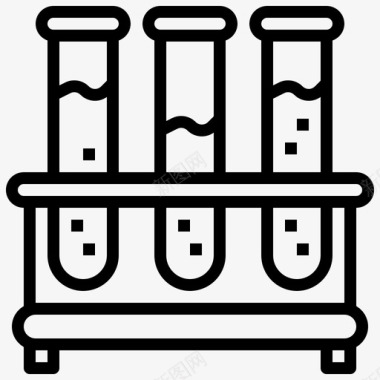 试管科学10线性图标