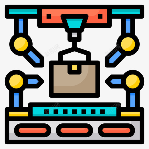 制造商公司5线性颜色svg_新图网 https://ixintu.com 制造商 公司 线性 颜色