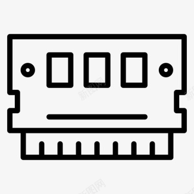 Ram存储器硬件41线性图标