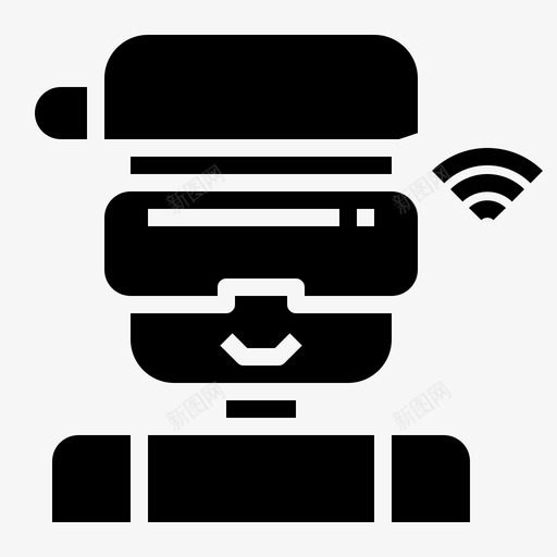 虚拟现实眼镜游戏控制器12填充svg_新图网 https://ixintu.com 虚拟现实 眼镜 游戏 控制器 填充