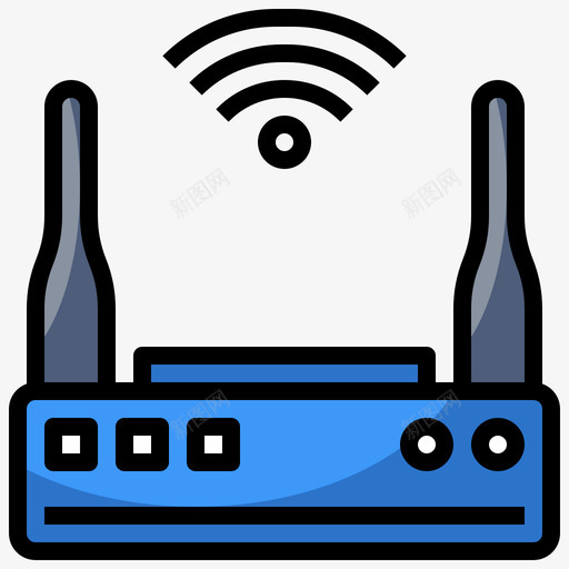 路由器共工作空间12线性颜色svg_新图网 https://ixintu.com 路由器 工作 空间 线性 颜色