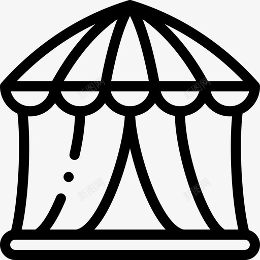 马戏团帐篷嘉年华68直线型svg_新图网 https://ixintu.com 马戏团 帐篷 嘉年华 直线 线型