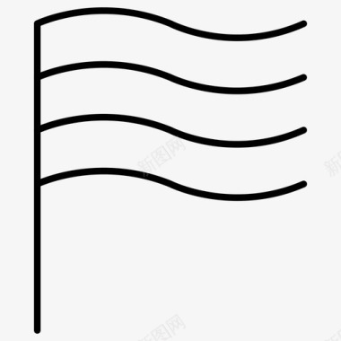 国家旗帜标记图标