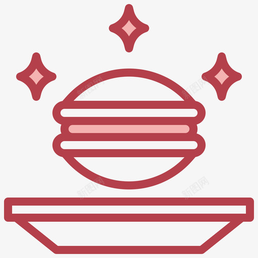 桃乐木东方食品5红色svg_新图网 https://ixintu.com 桃乐 东方食品 东方 食品 红色
