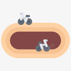 自行车跑道37号自行车跑道平坦高清图片