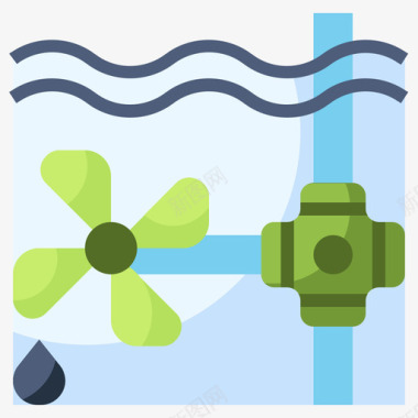 水能可持续能源47持平图标