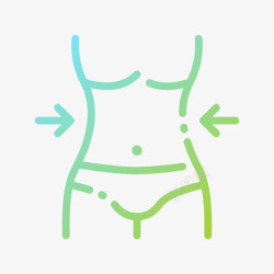 icon修身修身面料特征10渐变高清图片
