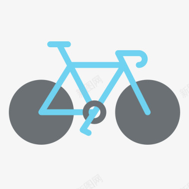 自行车生活方式44平板图标